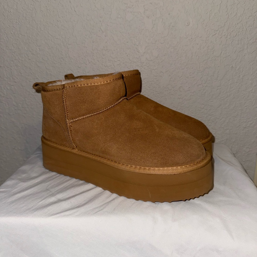 DreamPairs Platform Mini Boots - Picture 3 of 7